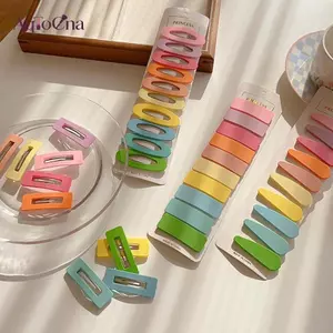 AqToCna 10 Chiếc Mờ Đơn Giản Kẹp Tóc Cho Bé Gái Hình Chữ Nhật Thả Hình Bầu Dục Vuông Kẹp Tóc Cho Trẻ Em Chụp Kẹp Tóc Kẹp Tóc Cli Cla AqToCna
