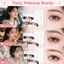 Miếng dán mí mắt 3D vô hình Tấm băng nắp đôi để thực hành trang điểm và nếp nhăn mắt tự nhiên