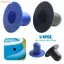 OUSXA 1 / 4 Nút chặn nước, Bộ phận thay thế phích cắm lỗ lọc bằng nhựa, Máy bơm lọc bền bỉ Màu xanh đen Bể bơi cắm thoát nước tường cho bể bơi bơm hơi Intex