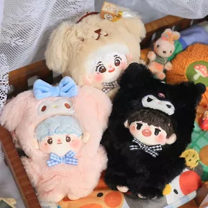 Dễ Thương 10cm Quần Áo Bé Cotton Búp Bê Quần Áo Hoạt Hình Body Thường / Thân Sao Biển Có Thể Mặc 6.10