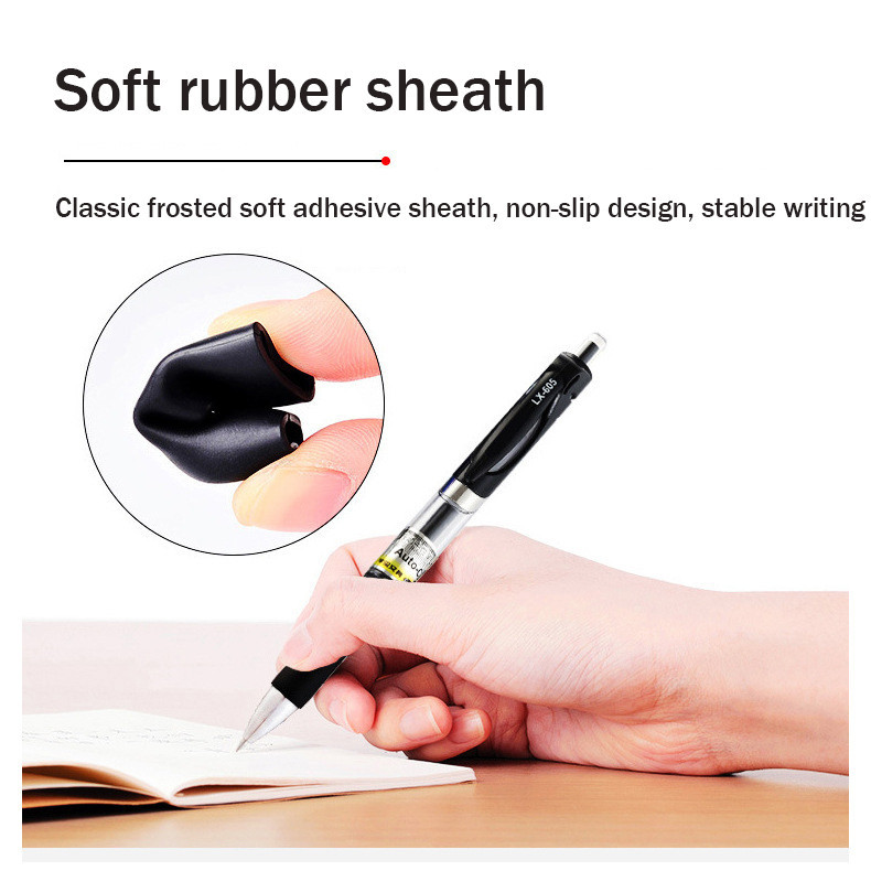 [Mua 12 Tặng 12 Ruột] Bút Gel Bấm K35 0.5mm Mực Gel 3 Màu Đen Xanh Đỏ Viết Êm, Mực Đều, Không Lem,Cho Học Sinh Văn Phòng