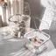 Phụ kiện tóc Hộp lưu trữ Hộp đựng dây buộc tóc Acrylic trong suốt để giặt Pods Hộp đựng bàn sắp xếp mới