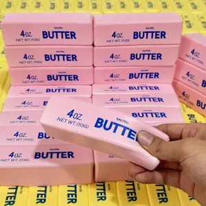 Bơ Hồng Chậm Phục Hồi Pinch Giải Nén Mềm Mại Không Dính Co Giãn Đồ Chơi Bơ Bánh Mì Pinching Đồ Chơi saixit2vn