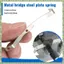 4 Hệ thống treo lò xo lá thép cho D12 B14 B24 B16 B36 RC Xe tải nâng cấp các bộ phận phụ kiện