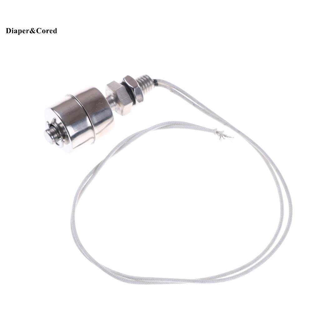 DIAPER & CORED Đèn báo MINI 45mm Công tắc phao bằng thép không gỉ Cảm biến mực nước dọc YTH