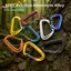 6061 Hợp kim nhôm hình chữ D Carabiner 8mm Móc leo núi để tập thể dục Thiết bị ngoài trời