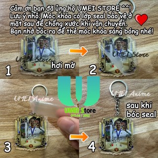Móc Khóa FC Mobile Móc Khóa Bóng Đá Thẻ Cầu Thủ Ngẫu nhiên