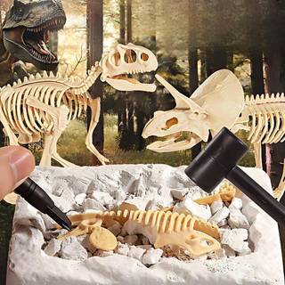 Any2Get5% Giảm Giá Khủng Long Hóa Thạch Đào Bộ Dụng Cụ Khai quật STEM Đồ Chơi 3D Dino Skeleton Hội Hóa thạch Khám Phá Quà Tặng Giáo Dục Cho Trẻ Em