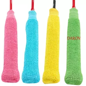 DARON Vợt Cầu Lông Khăn Tay, Chống Trơn Trượt Mềm Cần Câu Tay Cầm, Tay Cầm Băng Cầm Khăn Kéo Dài Chống Trượt Tennis Vợt Mồ Hôi Tay Lái Xe Đạp