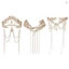 Cô dâu vàng pha lê Fringe-Tiara Headband Phụ kiện đám cưới dành cho nữ