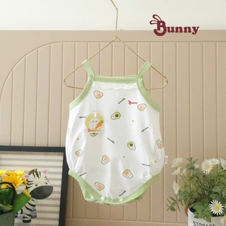 Body 2 dây chất Cotton Modal dáng bí xinh xắn hiệu Bunnybaby cho bé 0-12 tháng  Bubbybaby-GV