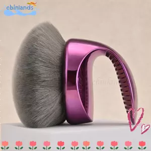 Bàn chải tự Tanner EBINLANDS, Bàn chải Kabuki pha trộn làm đẹp cực lớn & làm mờ cơ thể, Kem nền bôi hỗn hợp thuần chay chuyên nghiệp di động