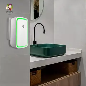 Máy lọc không khí TIEZI, Máy làm sạch không khí cắm EU di động của Mỹ, Loại bỏ mùi nhỏ im lặng Máy lọc không khí cắm nhỏ gọn Tầng hầm