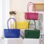 XOITU Túi Tote đi biển nữ bằng nhựa bền bỉ Túi dệt rỗng lý tưởng để sử dụng bên hồ bơi và bên bờ biển VN