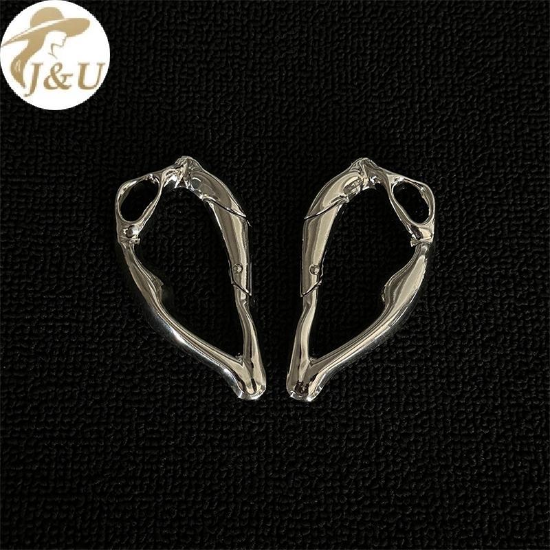 JU Kim Loại Hình Đặc Biệt Carabiner Móc Khóa Đa Năng Leo Núi Xe Chìa Khóa Gothic Bapa Eo Treo Trang Trí DIY Y2K VN