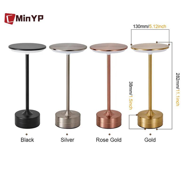 CMinYP LED cảm ứng, sạc USB, đèn bàn/ngủ di động, đọc sách, dùng phòng ngủ, nhà hàng, khách sạn, không dây