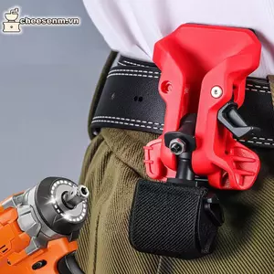 Cheenm Giá đỡ máy khoan tự thả Thắt lưng Kẹp Qui Phát hành độ cứng cao Giá đỡ dụng cụ móc Qui-hook Dụng cụ di động Tổ chức VN