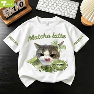 COD✅ (Hồ Chí Minh)Kids T Mall Áo phông tay ngắn In hình hoạt hình Áo Kiểu rộng và ấn tượng Trẻ em thời trang #VN1143