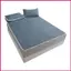 Thảm trải giường phòng ngủ mùa hè 70.87x78.74 inch Thảm cảm giác mát mẻ mùa hè Phong cách đơn giản Hai lớp lý tưởng cho cửa hàng ngủidaevn