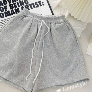 Quần short 2 da ép Hàn L1 chất dày, đứng dáng trẻ trung, họa tiết đầu gỗ- thuba94