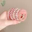 5 Chiếc Dây Điện Thoại Nhiều Màu Sắc Tóc Bé Gái Traceless Lò Xo Co Giãn Băng Đô Quấn Tóc Cho Nữ Mũ Đội Đầu Dây Buộc Tóc Dây Cao Su