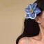 PNPIA- Kẹp Tóc Hoa Mô Phỏng Bên Hoa Thời Trang Thanh Lịch Barrettes Dành Cho Nữ Cô Gái Tính Khí Kẹp Tóc Ngọt Ngào Đa Năng Phụ Kiện Tóc