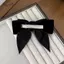 AqToCna Thanh Lịch Vintage Nhung Nơ Ngọc Trai Kẹp Tóc Với Vải Hợp Kim Kẹp Cho Bé Gái Đuôi Ngựa Barrette Mũ Phụ Kiện AqToCna