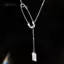AqToCna Thời Trang sel Dây Xích Khóa Pin Nelace Cho Nữ Cô Gái Choker Trang Sức Cấu Hình Thấp Thiết Kế Sang Trọng Xương Đòn Dây Xích Nelace AqToCna
