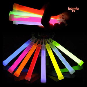 Que đèn huỳnh quang móc dài 6 inch, đèn chiếu sáng ban đêm khẩn cấp 15 * 150mm, đồ chơi phát sáng cứu hộ ngoài trời.