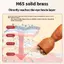 Nhíphuj Brass Lotus Eye Massage Sti Facial Gua Sha Tool Dụng cụ cầm tay để thư giãn mắt và massage bấm huyệt kinh tuyến VN