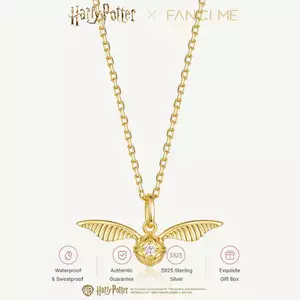 Vòng cổ bạc Harry Potter x FANCIME Golden Snitch Sterling