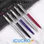 Bút bi ICUCKO, Bấm Tyle Business Fountain Pen, Quà tặng học sinh bằng kim loại sáng tạo với mực xanh / đen Bút Gel nạp lại Quà tặng học sinh
