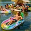 Phao Bể Bơi Bơm Hơi Phao Chống Trơn Trượt Nổi Ghế Bể Bơi Phao Mùa Hè Lounger Cho Nước Bãi Biển Hồ kouvn