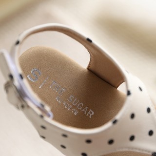 Bé Gái Chấm Bi T-Strap Sandal Có Nơ Kim Cương Đế Mềm Chống Trơn Trượt Trẻ Em Giày Đi Biển Mùa Hè Trẻ Em Xăng đan Công Chúa Size 23-34