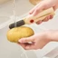 Dụng cụ gọt vỏ rau củ DONOVANQQ, Dụng cụ gọt vỏ trái cây tiện dụng loại ép, Dụng cụ bào trái cây cầm tay 2 trong 1 có bàn chải làm sạch Nhà hàng bóc vỏ nhà bếp