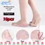 EBINLANDS 10 Miếng Lót Vỉ, Miếng Dán Hỗ Trợ Gót Chân Gel Bảo Vệ Gót Chân, Gel Thoáng Khí Grip Giảm Đau Giày Dán Chăm Sóc Bàn Chân