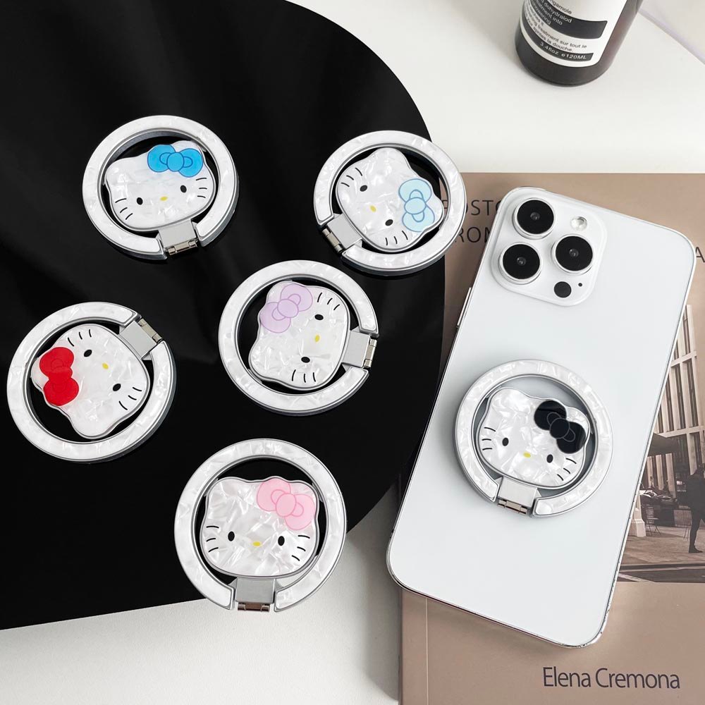Popsocket Cat Pattern Magnet Giá đỡ điện thoại có thể gập lại cho điện thoại nam châm
