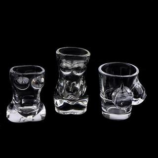 [Firefly] 1 Cốc Bia Độc Đáo Mới Ngộ nghĩnh Nam Nữ Hình Cơ Thể Trong Suốt Thanh Thủy Tinh Drinkware Cotail Cốc Cà Phê Nước ép Trà [VN]