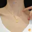 Ngọc Trai Nelace Dành Cho Nữ Đầy Kim Cương Giả Vỏ Mặt Dây Chuyền Titan Nelace Không Mòn Kim Loại Nelace Mới