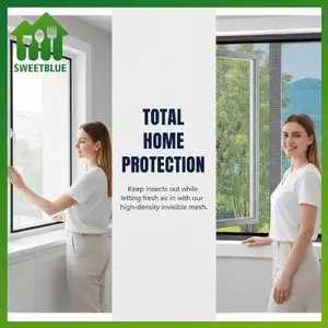 Rèm lưới chống muỗi SWEET cho Windows Băng ma thuật lưới tự dính Qui cài đặt cho các ngôi nhà nông thôn hoặc thành phố n