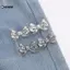 KUZHEN Nơ Eo Bule Quần Có Thể Tháo Rời Kẹp Quần Jeans Nút Snaps Có Thể Điều Chỉnh Không May Dây Thắt Lưng Thắt Lưng Quần Áo Phụ Kiện HOT