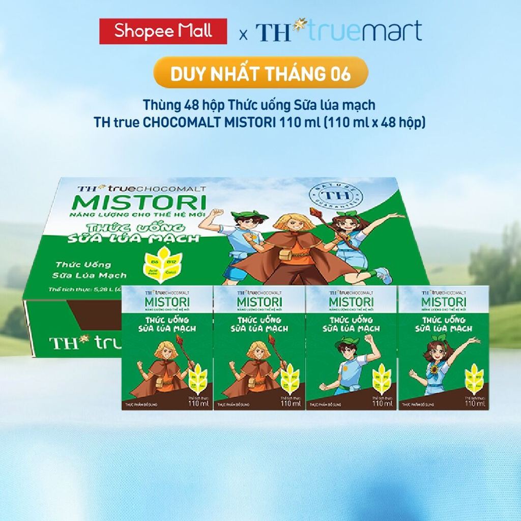 [Livestream] Thùng thức uống sữa lúa mạch TH true CHOCOMALT MISTORI ...