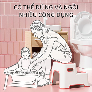 Ghế kê chân đa năng sử dụng kê chân với lấy đồ vật trên cao hoặc kê chân đi vệ sinh