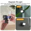Đèn LED lấp đầy YICA, Chiếu sáng chụp ảnh từ tính phát hành nhanh, Đèn Video 3 màu có thể gập lại nhẹ có thể điều chỉnh cho phụ kiện chiếu sáng máy ảnh DJI Osmo Nano