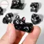 Hodou Mới Bức Tượng Nhỏ Hoạt Hình Mèo Micro Phong Cảnh Nhựa Đồ Trang Trí Nhà Cửa Mèo Con Dễ Thương Để Bàn Trang Trí Phòng VN
