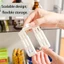 CATMALLER88 Phân vùng lưu trữ cửa bên, Bộ chia lưu trữ tủ lạnh loại Snap-on, Bộ chia vách ngăn mở rộng đa chức năng có thể thu vào Đồ dùng nhà bếp