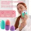 Mặt nạ đá mặt silicon hoa hồng mới Gel mềm Khay đá Công cụ nén lạnh để tẩy và Massage mặt