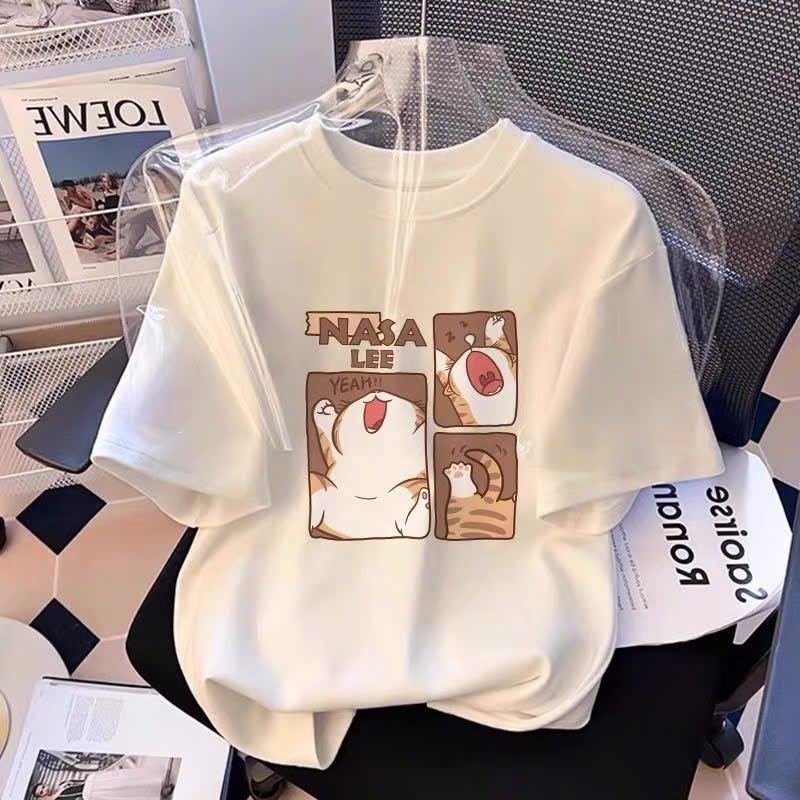 Áo phông cotton unisex thời trang, thoải mái phù hợp cho mọi lứa tuổi  ANNNES -chang3158
