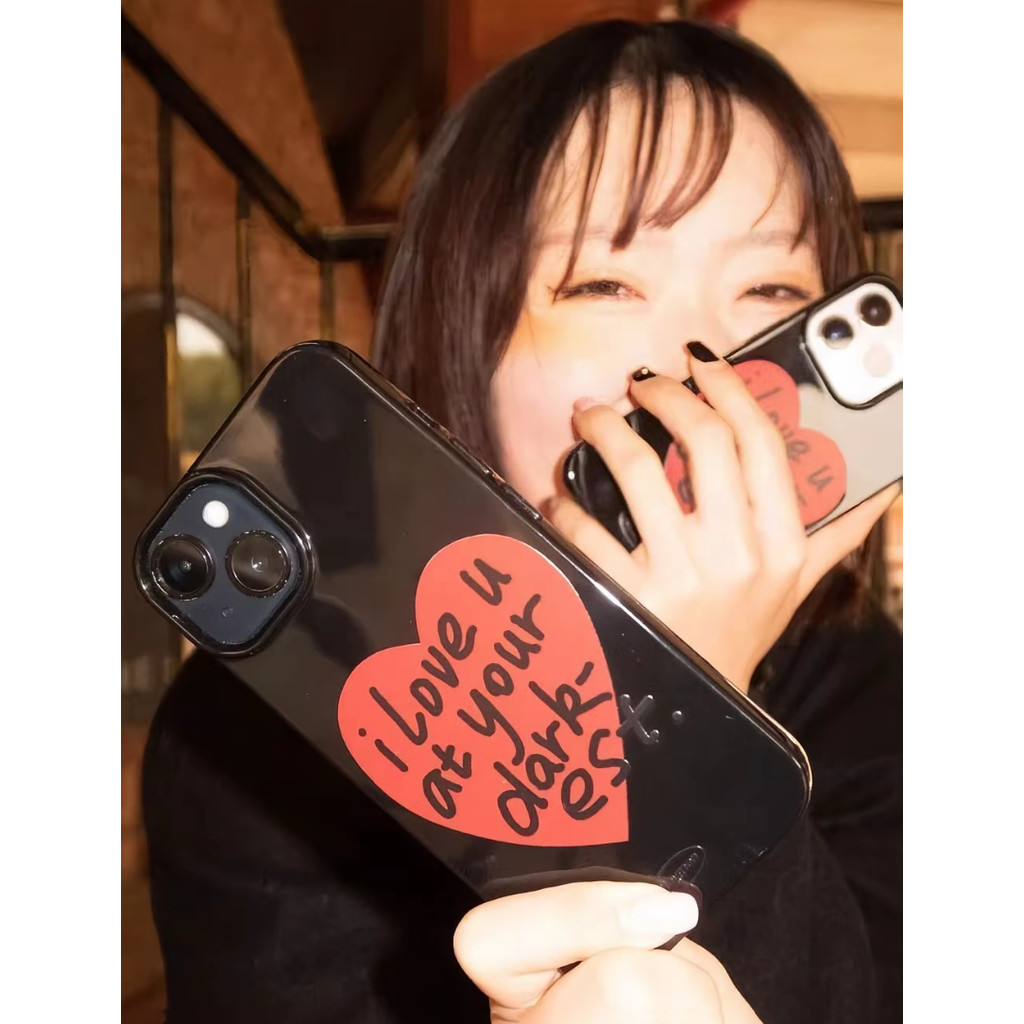 Ốp lưng TPU đen in hoa văn cho iPhone 17/16/15/14/13 Plus/X/XR/XS Max/8 Plus