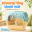 Lồng Di Động Cho Thú Cưng - Chất liệu nhẹ, dễ lau chùi, dùng để vận chuyển chuột lang, nhím, sóc nhỏ